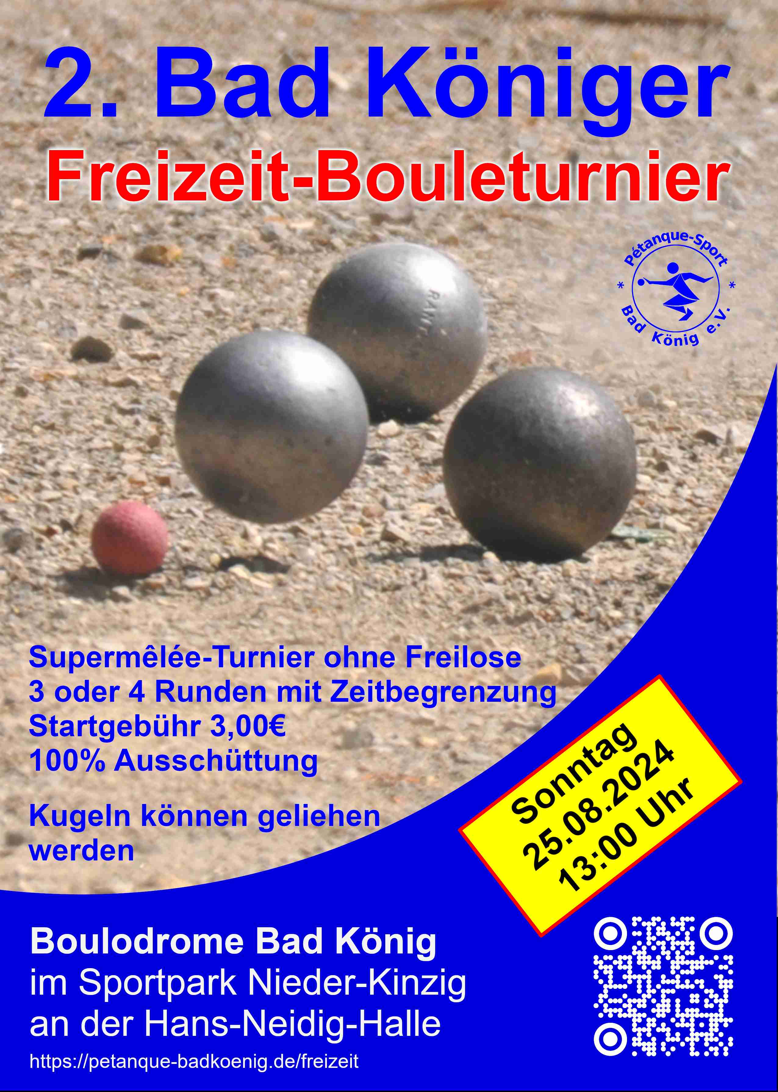 Flyer Freizeitturnier 2024
